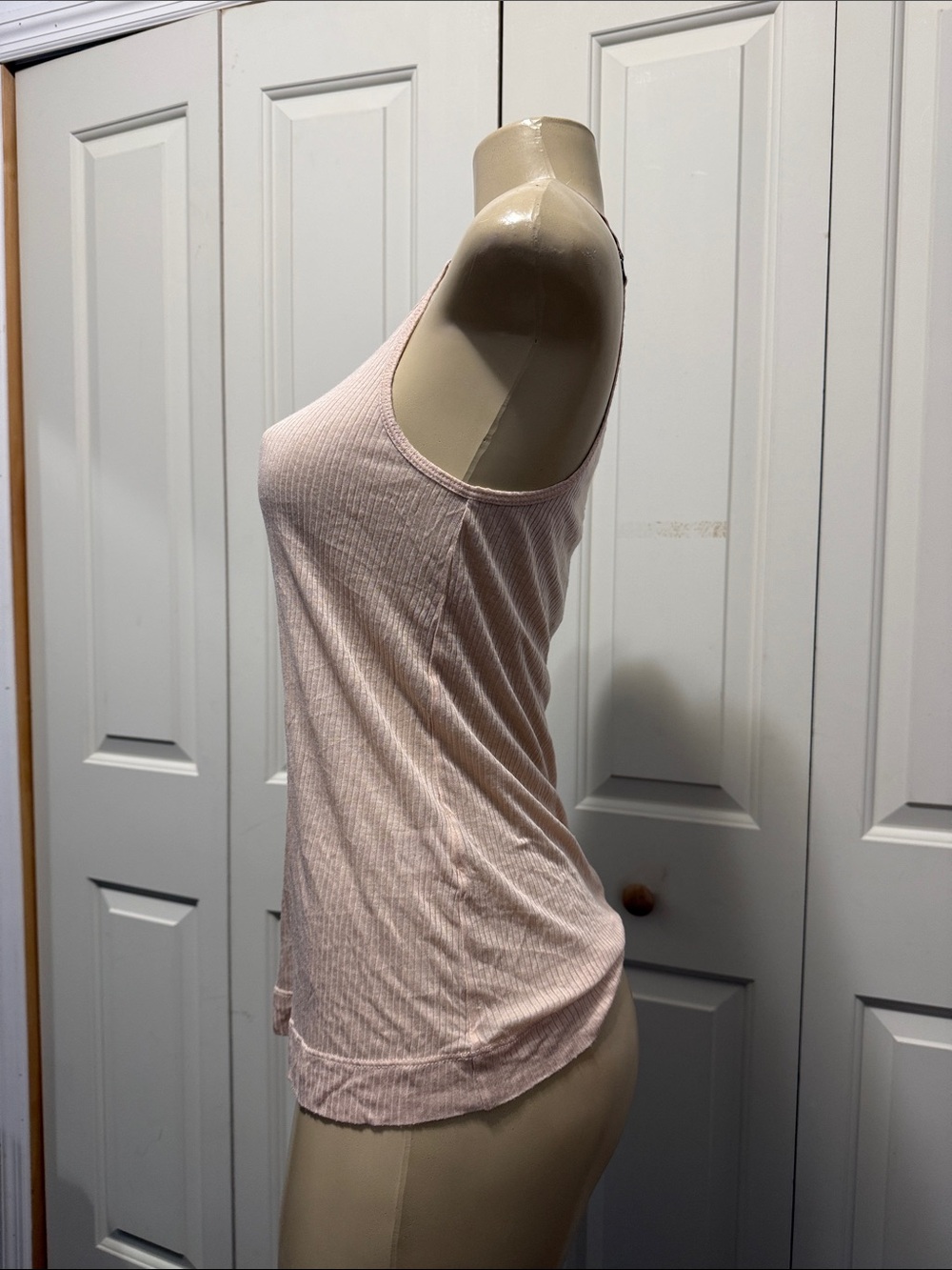 Theory Nude Blush Sheer Rib Cami - Picture 3 of 8